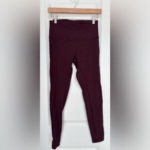 Lululemon Athletica Maroon Leggings Women’s Size 8